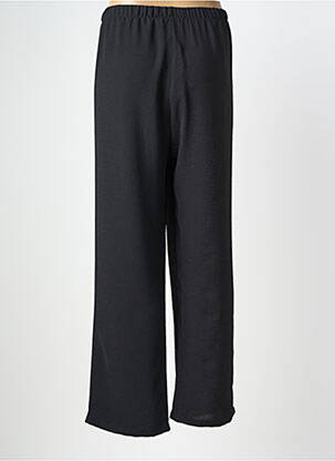 Pantalon drept țesătură crep mărime normală negru AZAY femeie