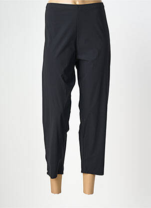 Pantalon trei sferturi elasticitate mărime normală negru MALOKA femeie