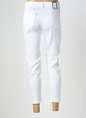 Pantalon 7/8 elasticitate mărime normală alb ANNA MONTANA femeie