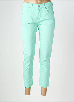 Pantalon 7/8 elasticitate mărime normală verde ANNA MONTANA femeie