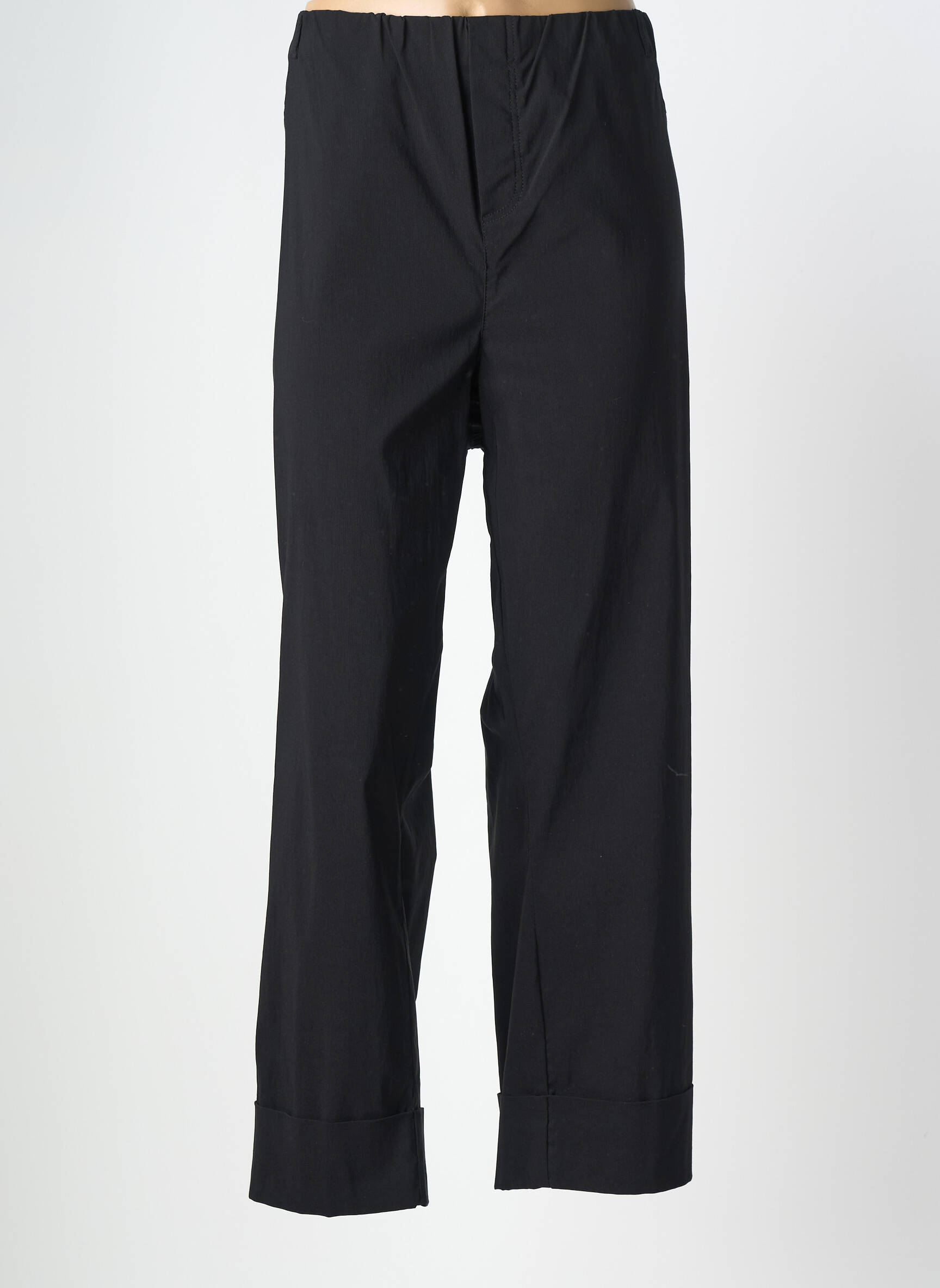 Pantalon drept elasticitate mărime normală negru CISO femeie