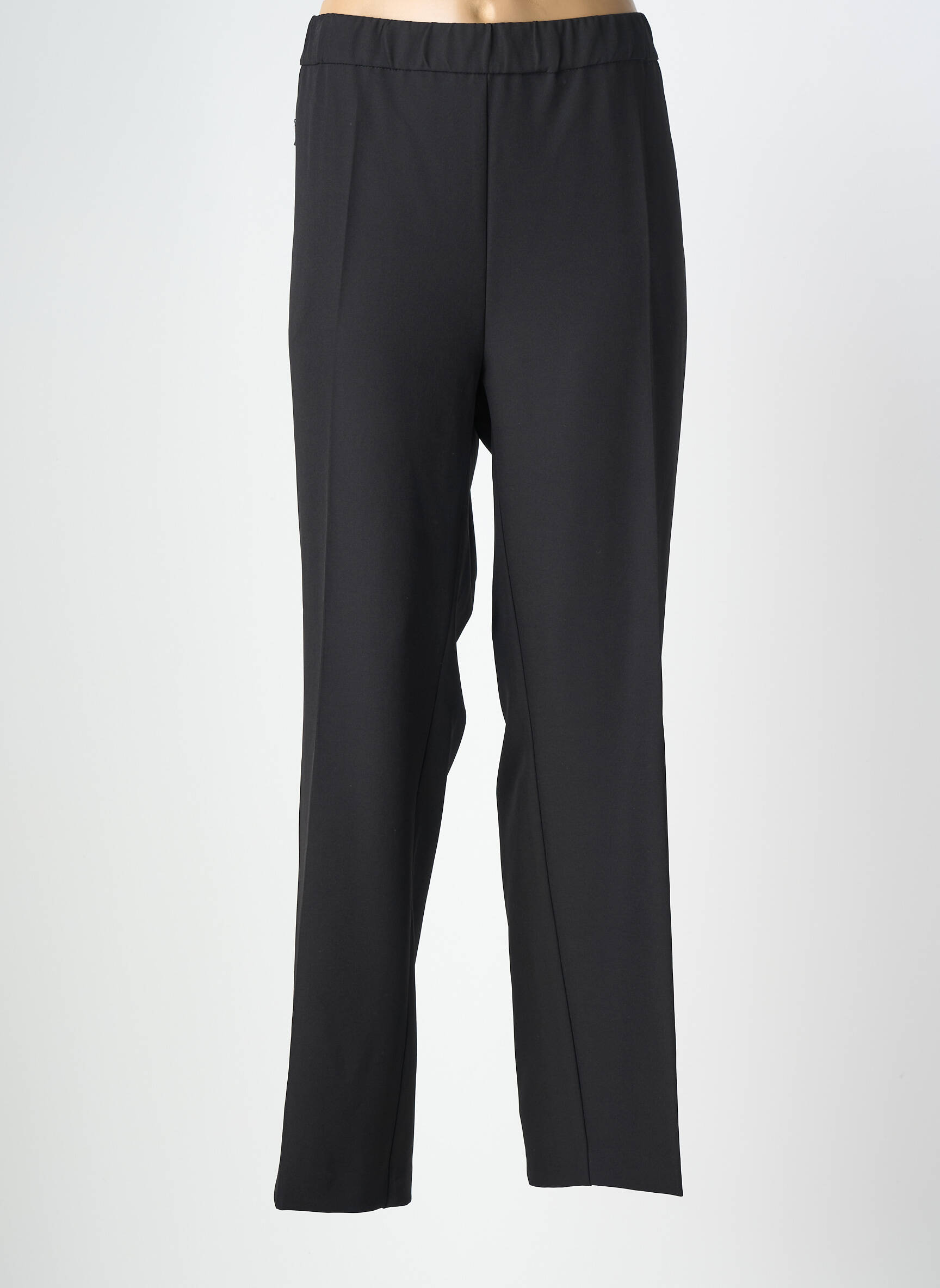 Pantalon drept elasticitate mărime normală negru ANNA MONTANA femeie