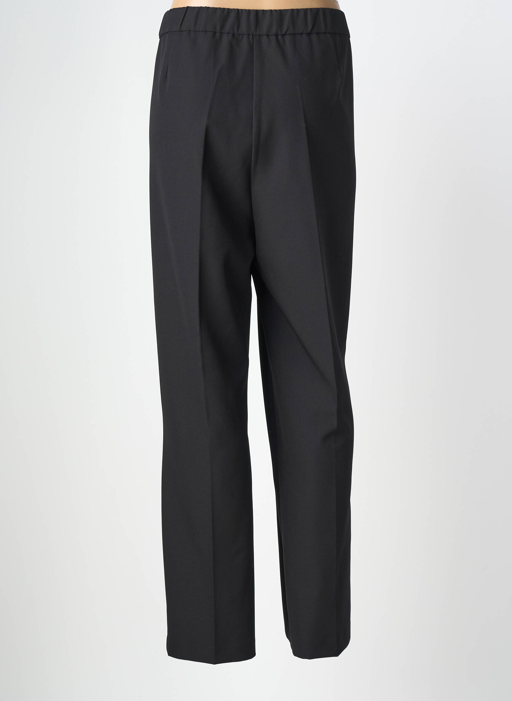 Pantalon drept elasticitate mărime normală negru ANNA MONTANA femeie