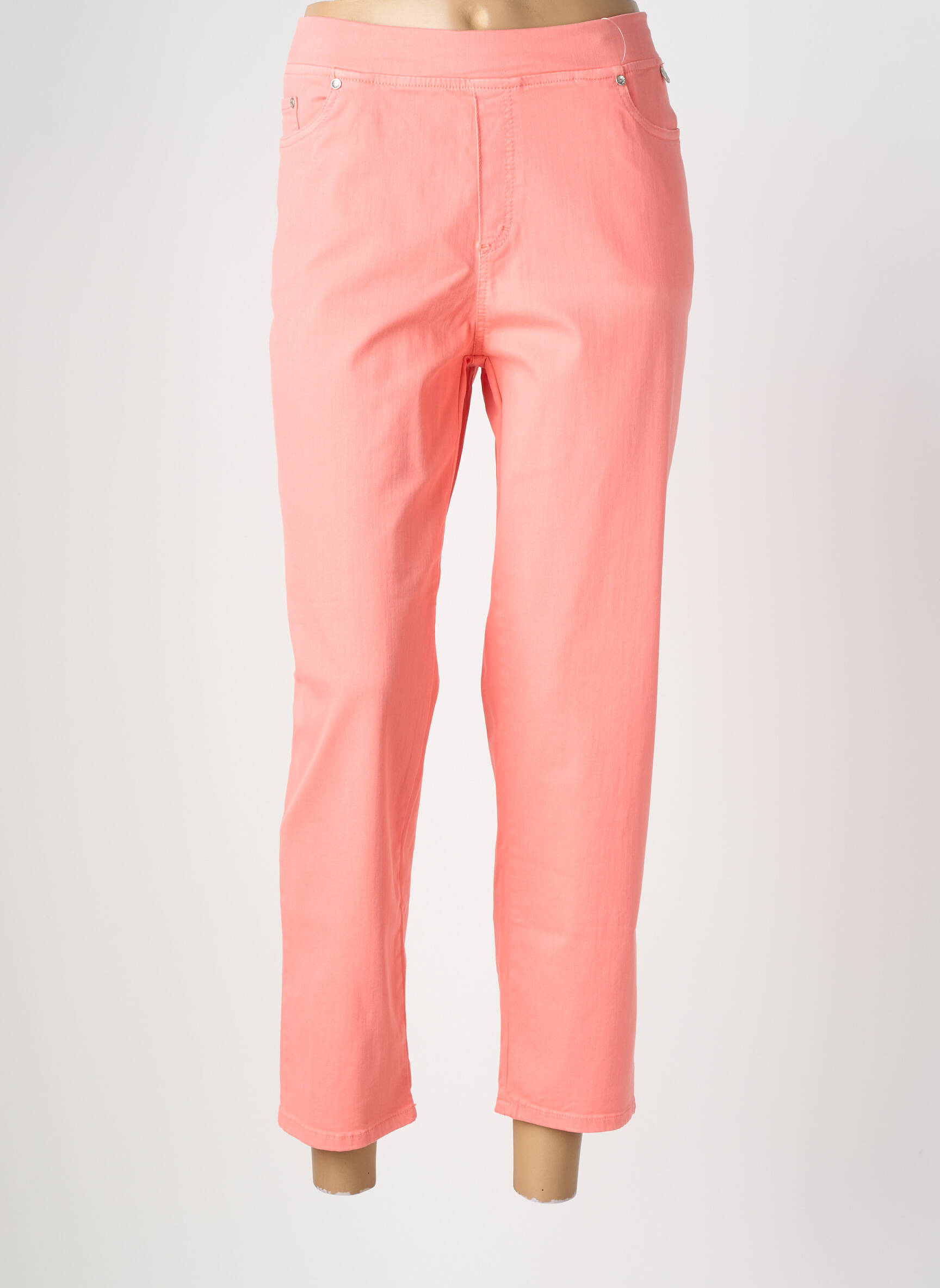 Pantalon 7/8 elasticitate mărime normală roz ANNA MONTANA femeie