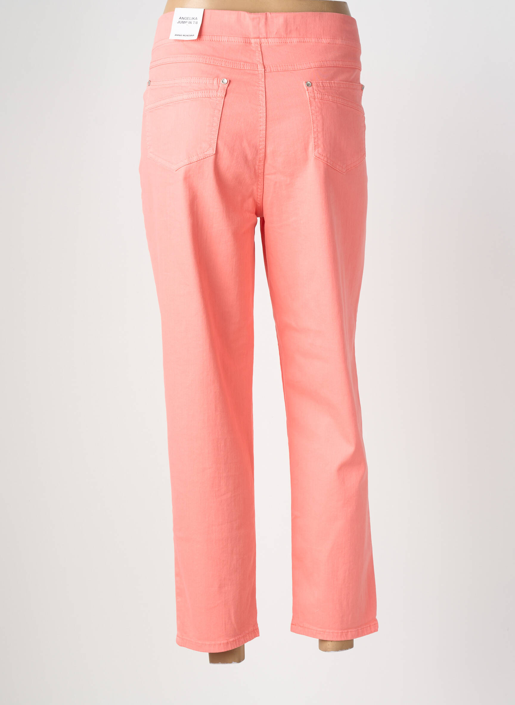 Pantalon 7/8 elasticitate mărime normală roz ANNA MONTANA femeie