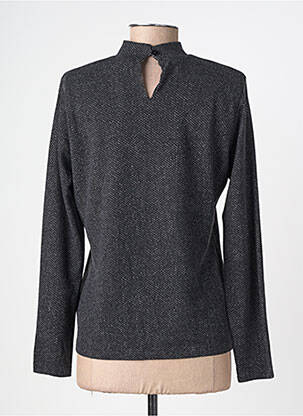 Top elasticitate mâneci lungi gri MERI & ESCA femeie