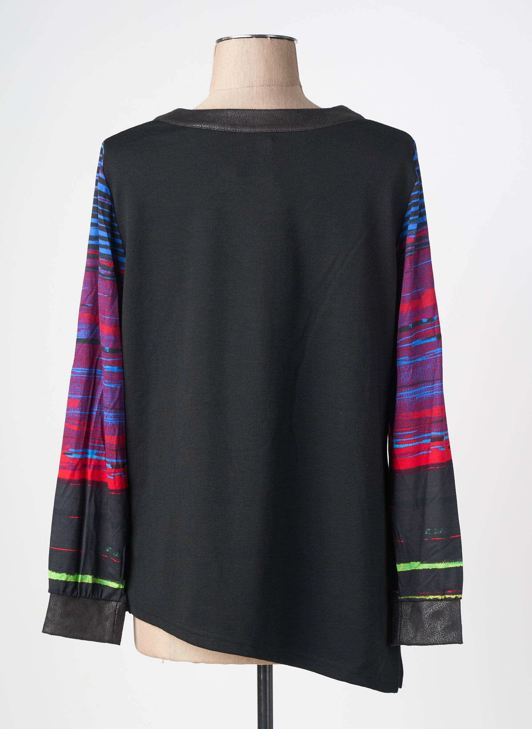 Top mâneci lungi mâneci lungi negru MERI & ESCA femeie
