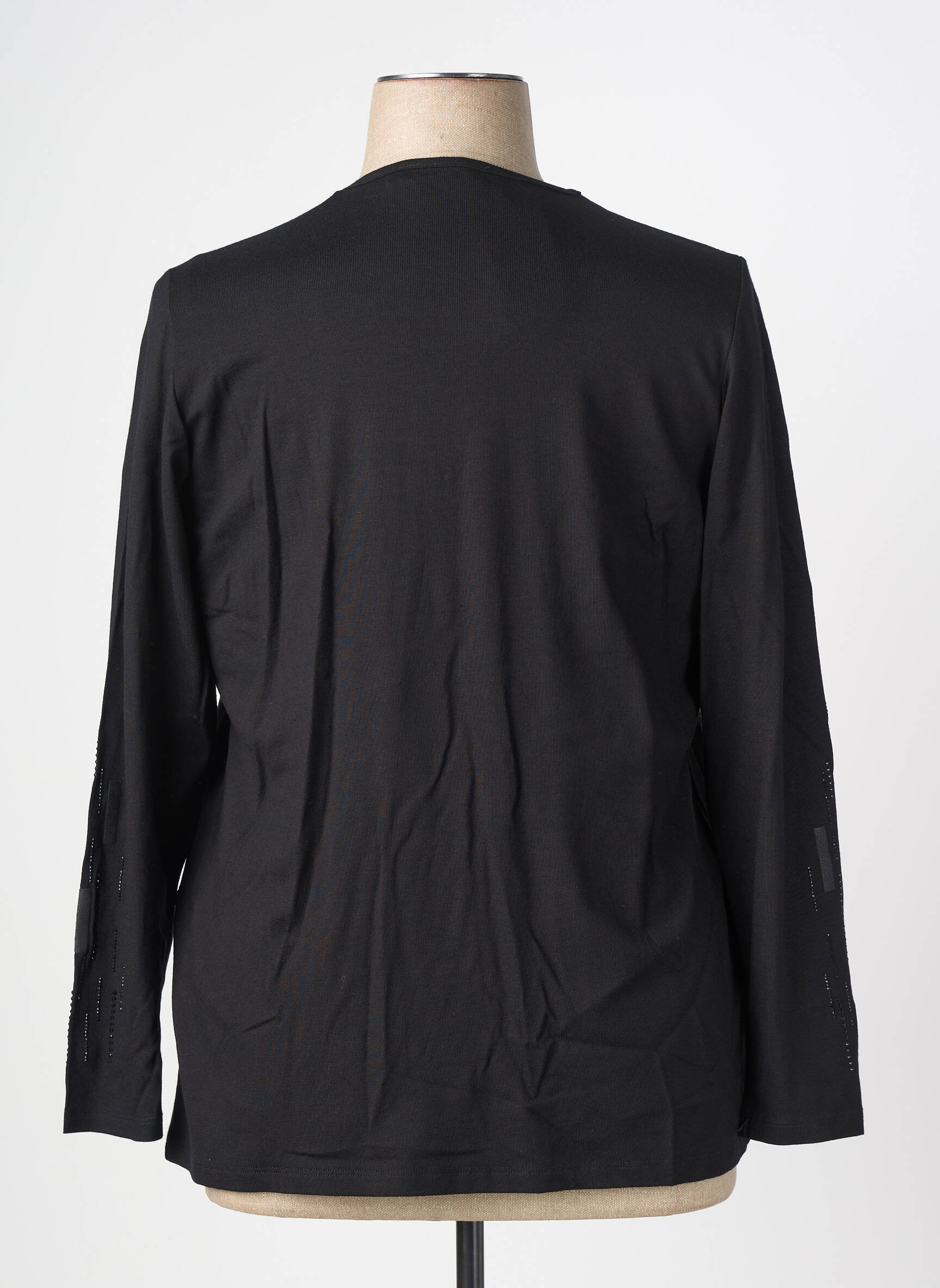 Jachete casual guler rotund negru GRIFFON femeie