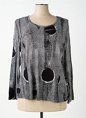 Tricou mâneci lungi mâneci lungi negru GUY DUBOUIS femeie