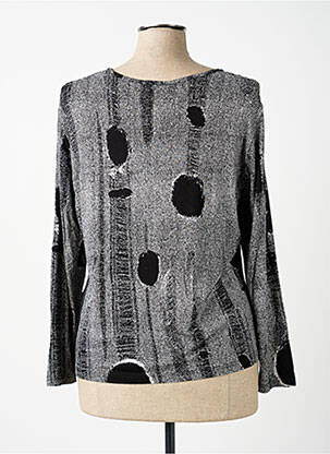 Tricou mâneci lungi mâneci lungi negru GUY DUBOUIS femeie