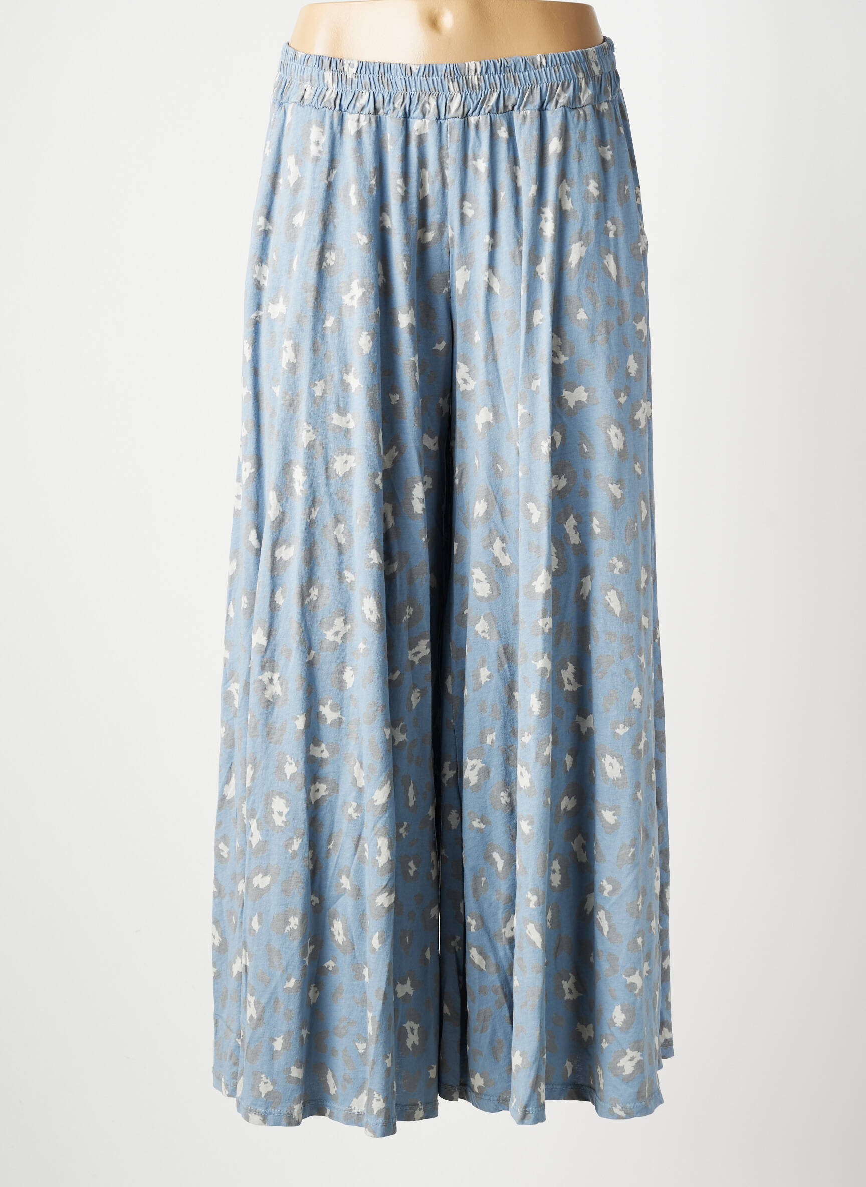 Pantalon larg buzunare mărime normală albastru NEW COLLECTION femeie