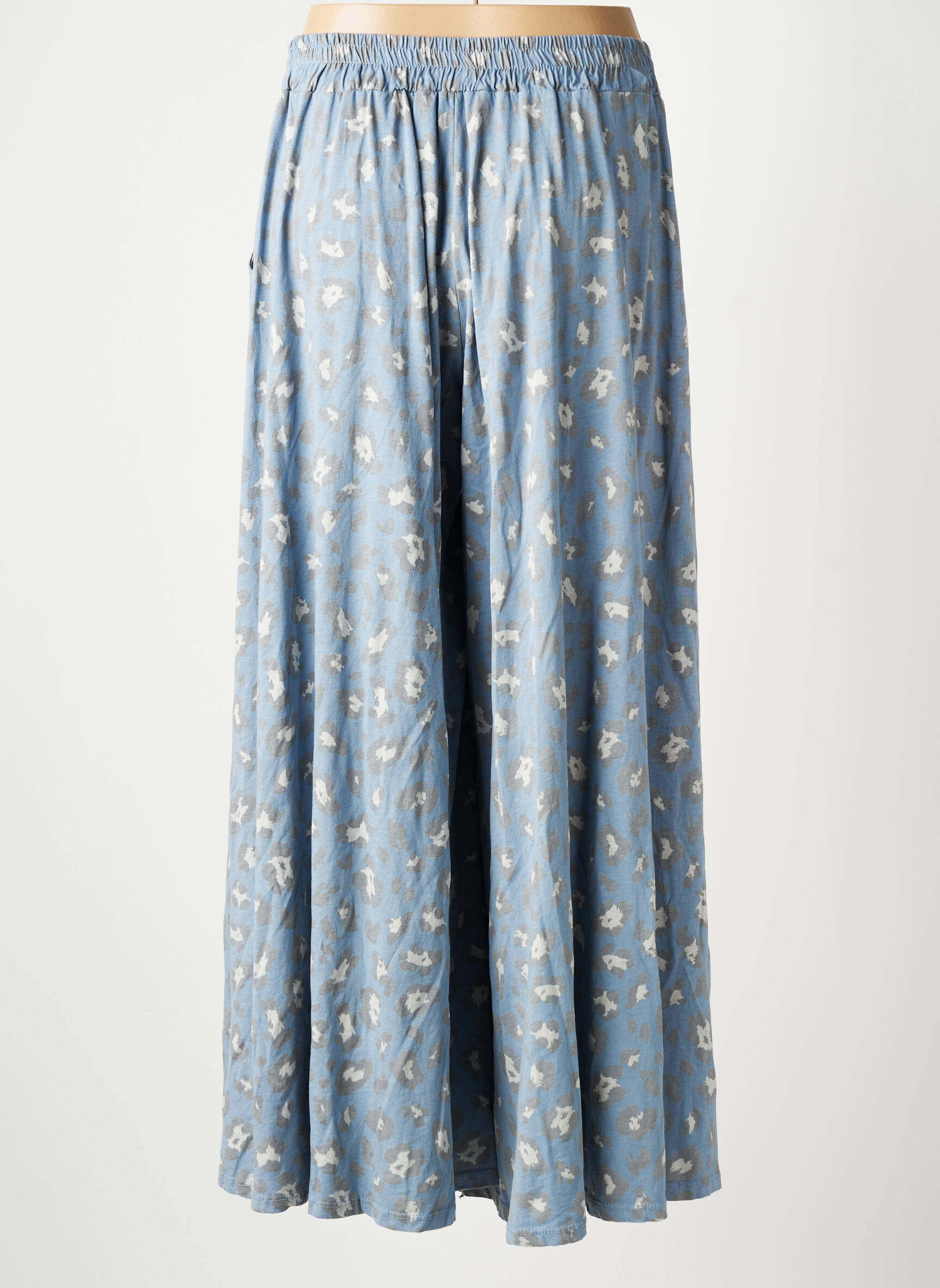 Pantalon larg buzunare mărime normală albastru NEW COLLECTION femeie