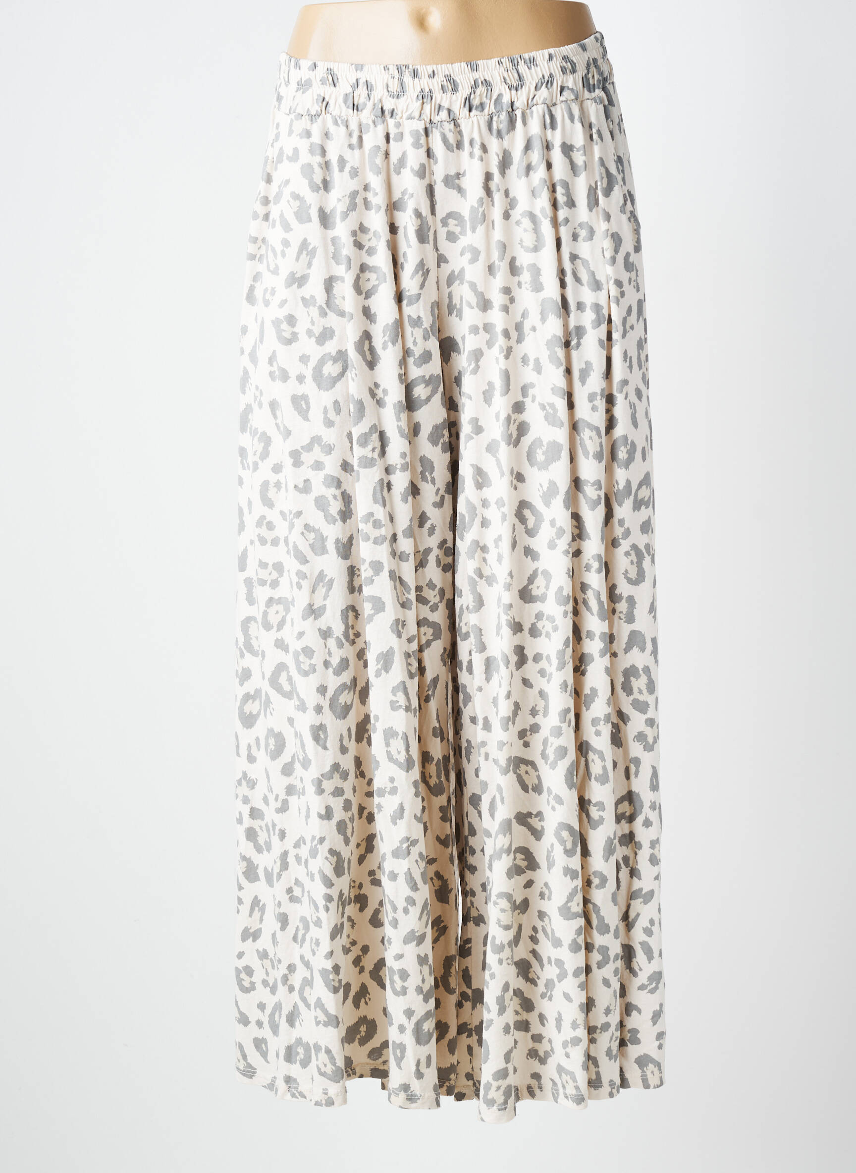 Pantalon larg buzunare mărime normală bej NEW COLLECTION femeie