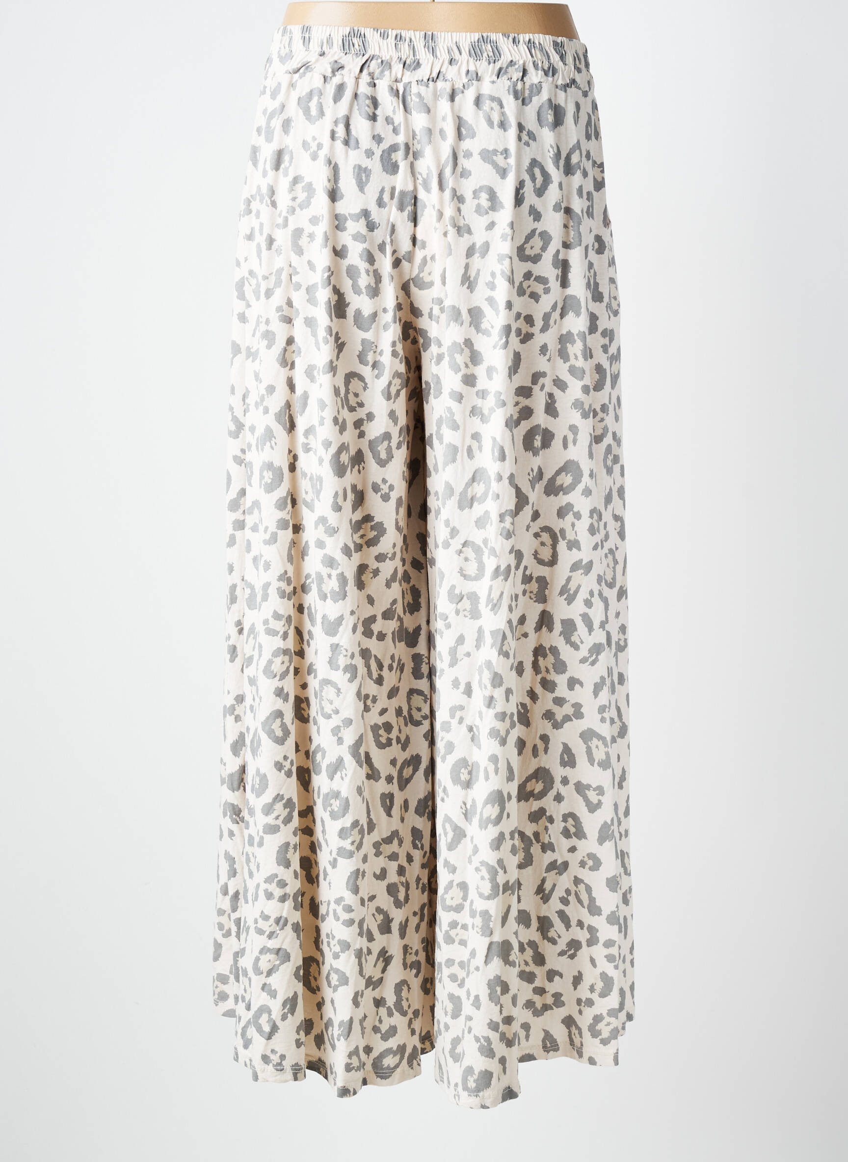 Pantalon larg buzunare mărime normală bej NEW COLLECTION femeie