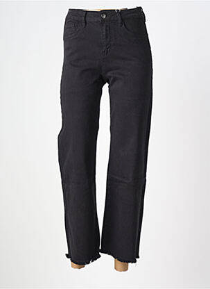 Pantalon 7/8 elasticitate mărime normală negru MAISON ONADO femeie