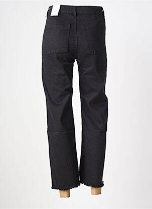 Pantalon 7/8 elasticitate mărime normală negru MAISON ONADO femeie