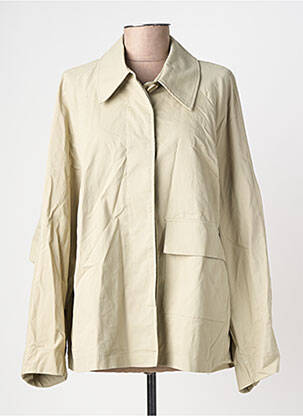 Jachete casual finisaj interior dublat bej WIYA femeie