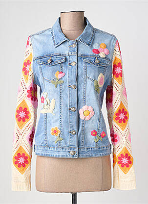 Jachete casual buzunare albastru MAISON ONADO femeie