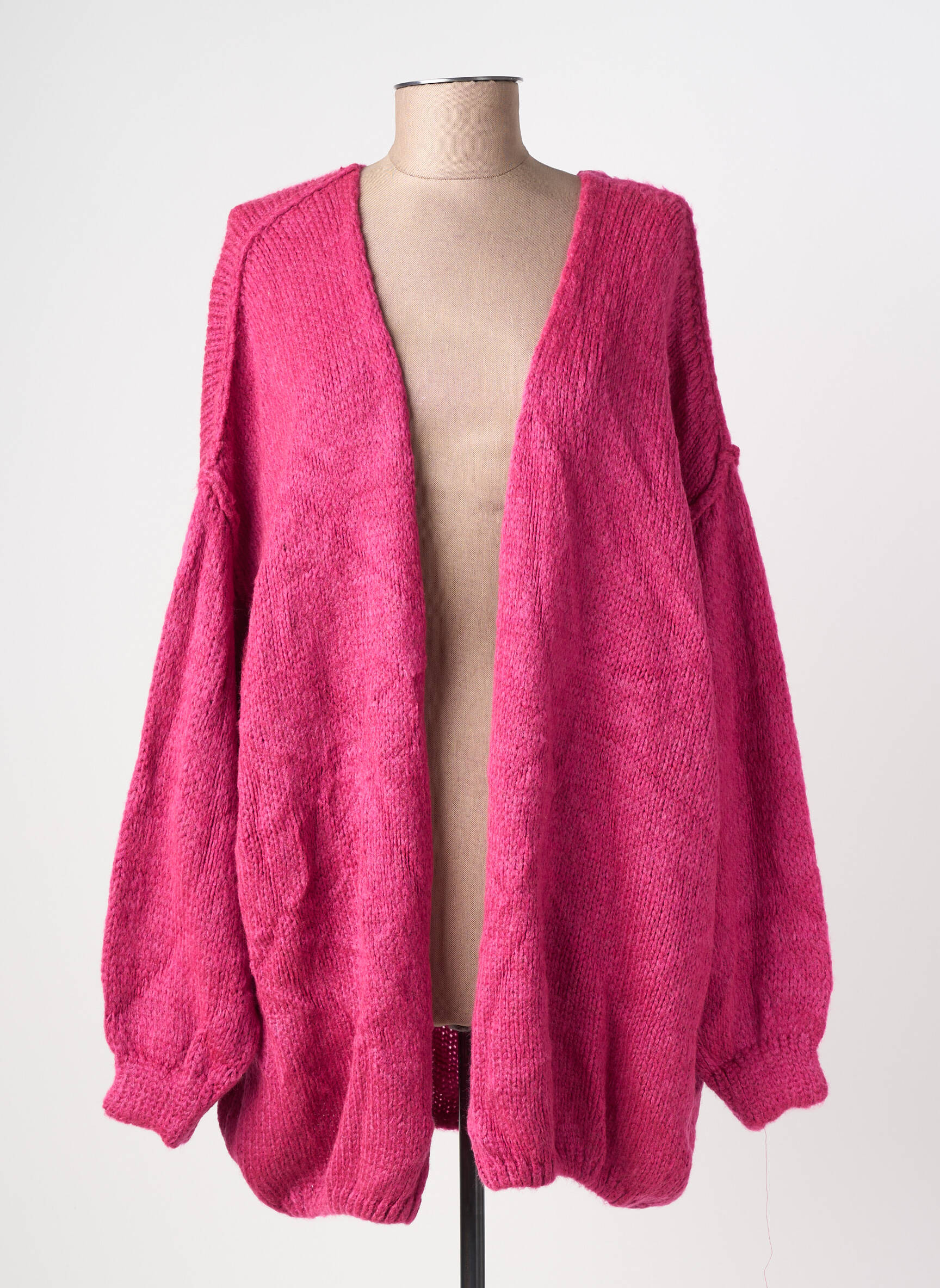 Vestă cu mâneci lungi mâneci lungi violet TRICOT STATION femeie