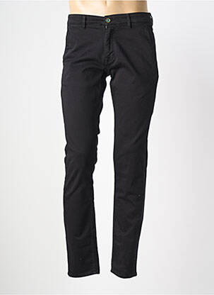 Pantalon chino elasticitate mărime normală negru SERGE BLANCO bărbat