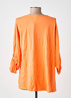 Tricou mâneci lungi mâneci lungi portocalie NEW COLLECTION femeie