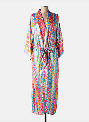 Jachete kimono imprimeu fantezie roz BIANCA femeie