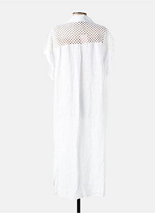 Rochie lungă mâneci scurte mâneci scurte alb COUTUREVE femeie