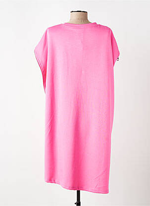 Rochie scurtă mâneci scurte mâneci scurte roz FLY OUT femeie