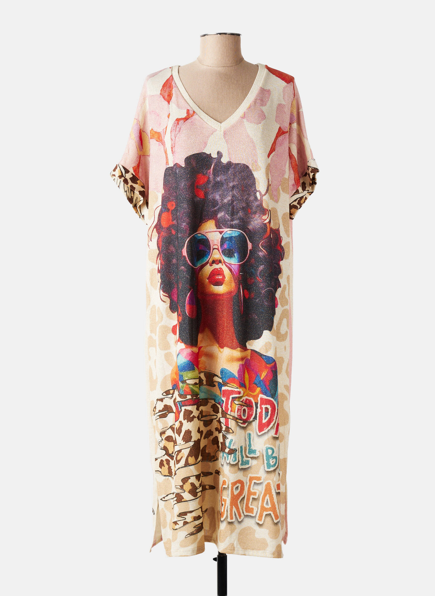 Rochie lungă mâneci scurte mâneci scurte roz NEW COLLECTION femeie