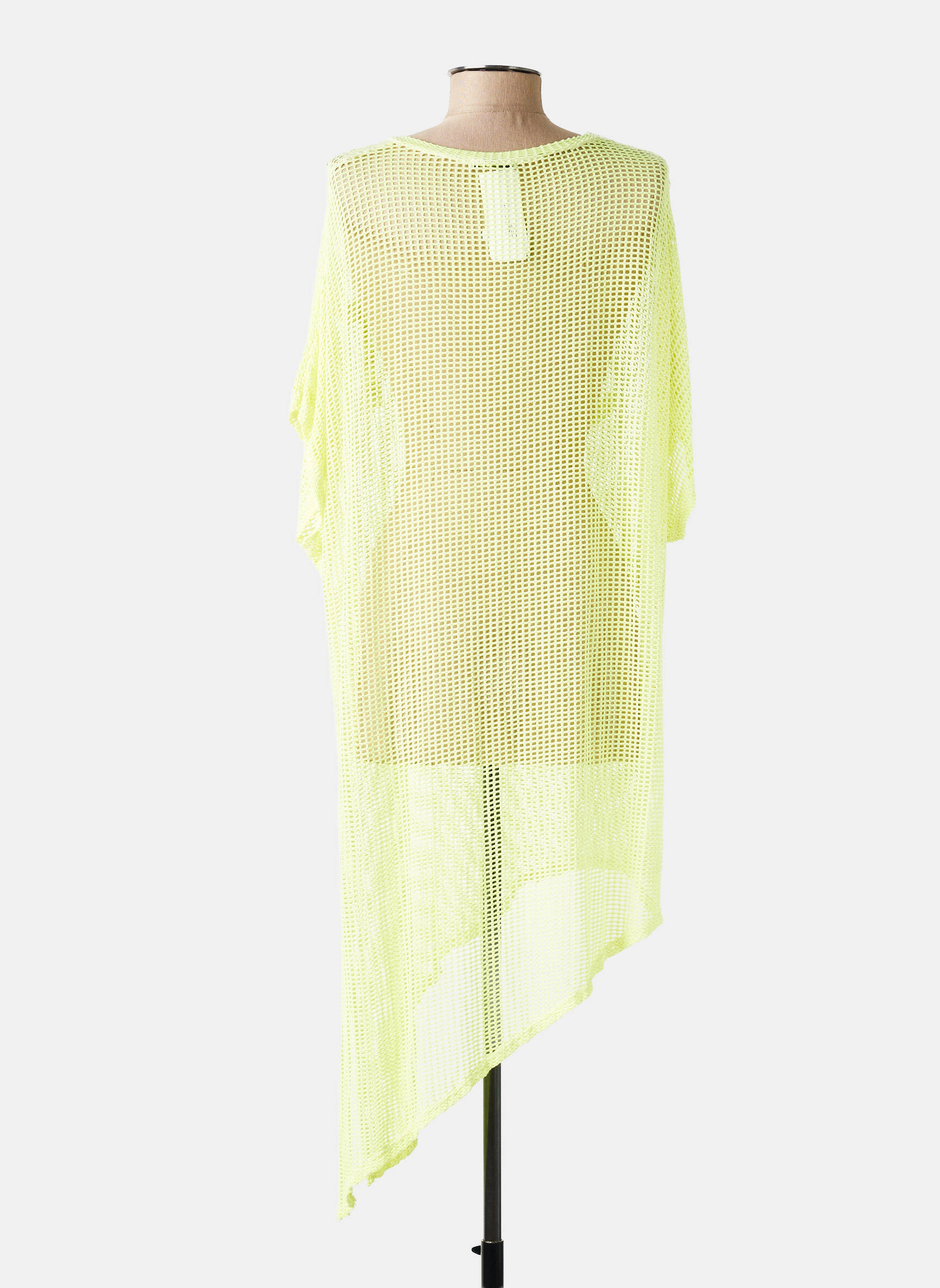 Tunică mâneci scurte ușoară și transparentă galben NEW COLLECTION femeie