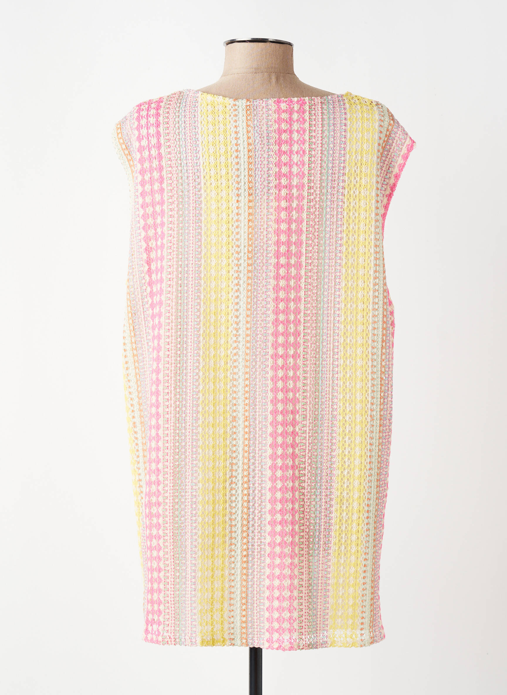Rochie scurtă mâneci scurte mâneci scurte galben LES ACOLYTES femeie