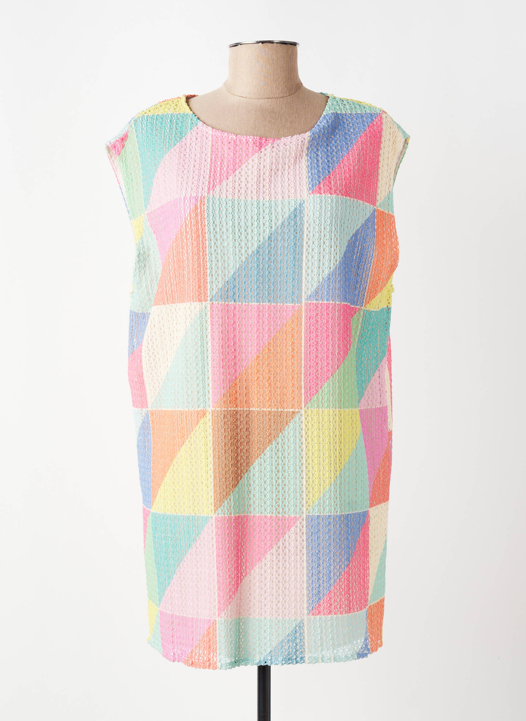 Rochie scurtă mâneci scurte mâneci scurte roz LES ACOLYTES femeie