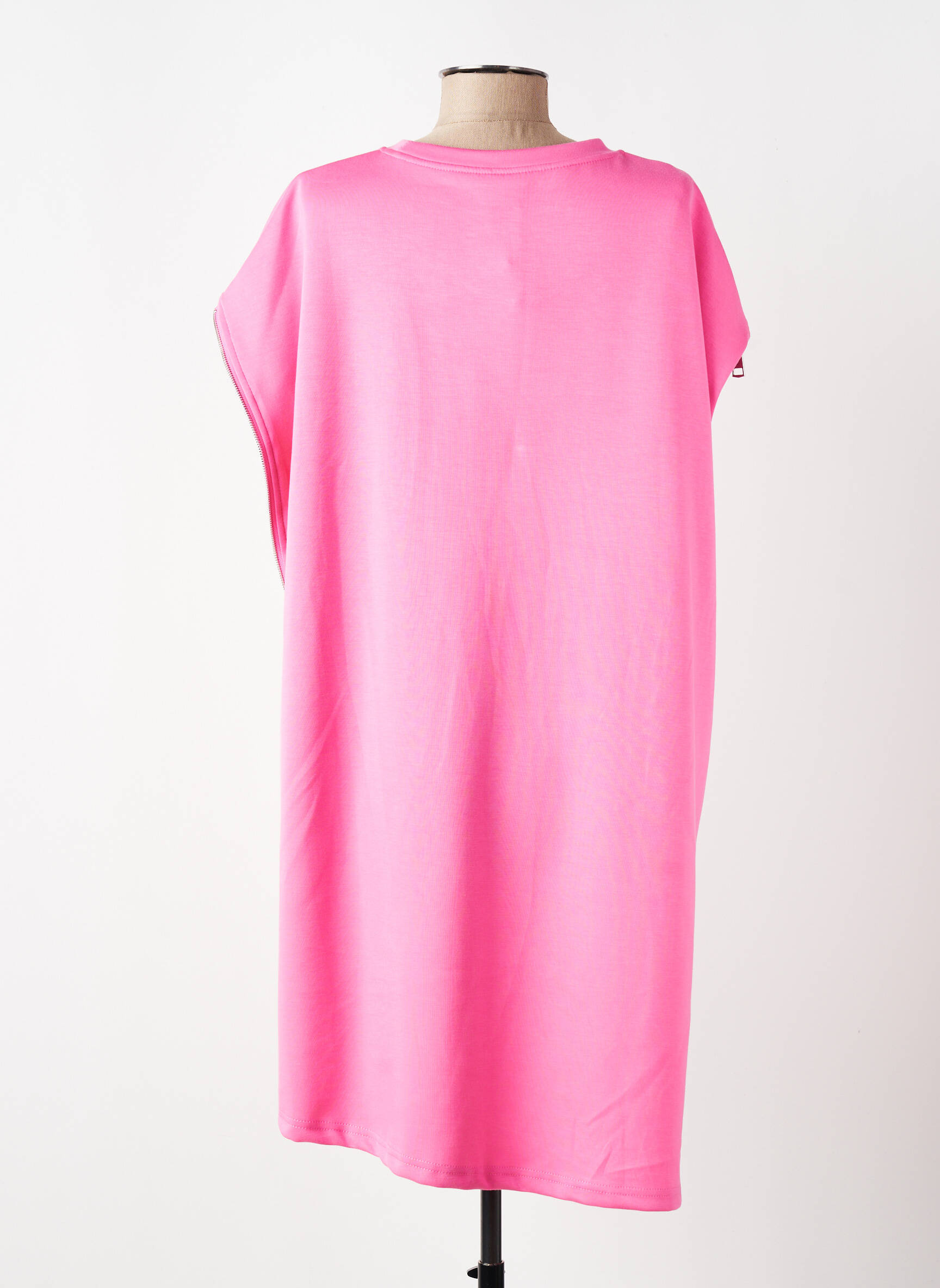 Rochie scurtă mâneci scurte mâneci scurte roz FLY OUT femeie