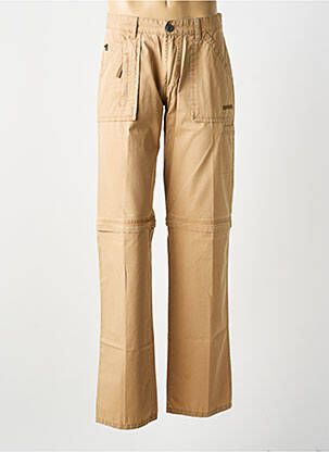 Pantalon drept țesătură poplin mărime normală bej CAMEL ACTIVE bărbat