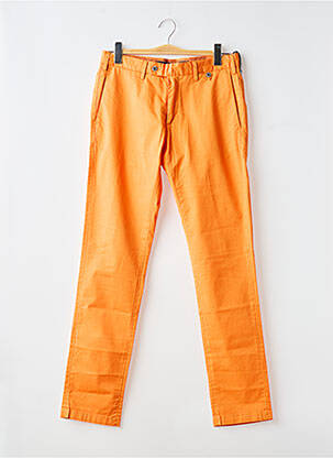 Pantalon chino țesătură poplin mărime normală portocalie AT.P.CO bărbat
