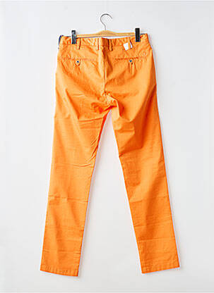 Pantalon chino țesătură poplin mărime normală portocalie AT.P.CO bărbat