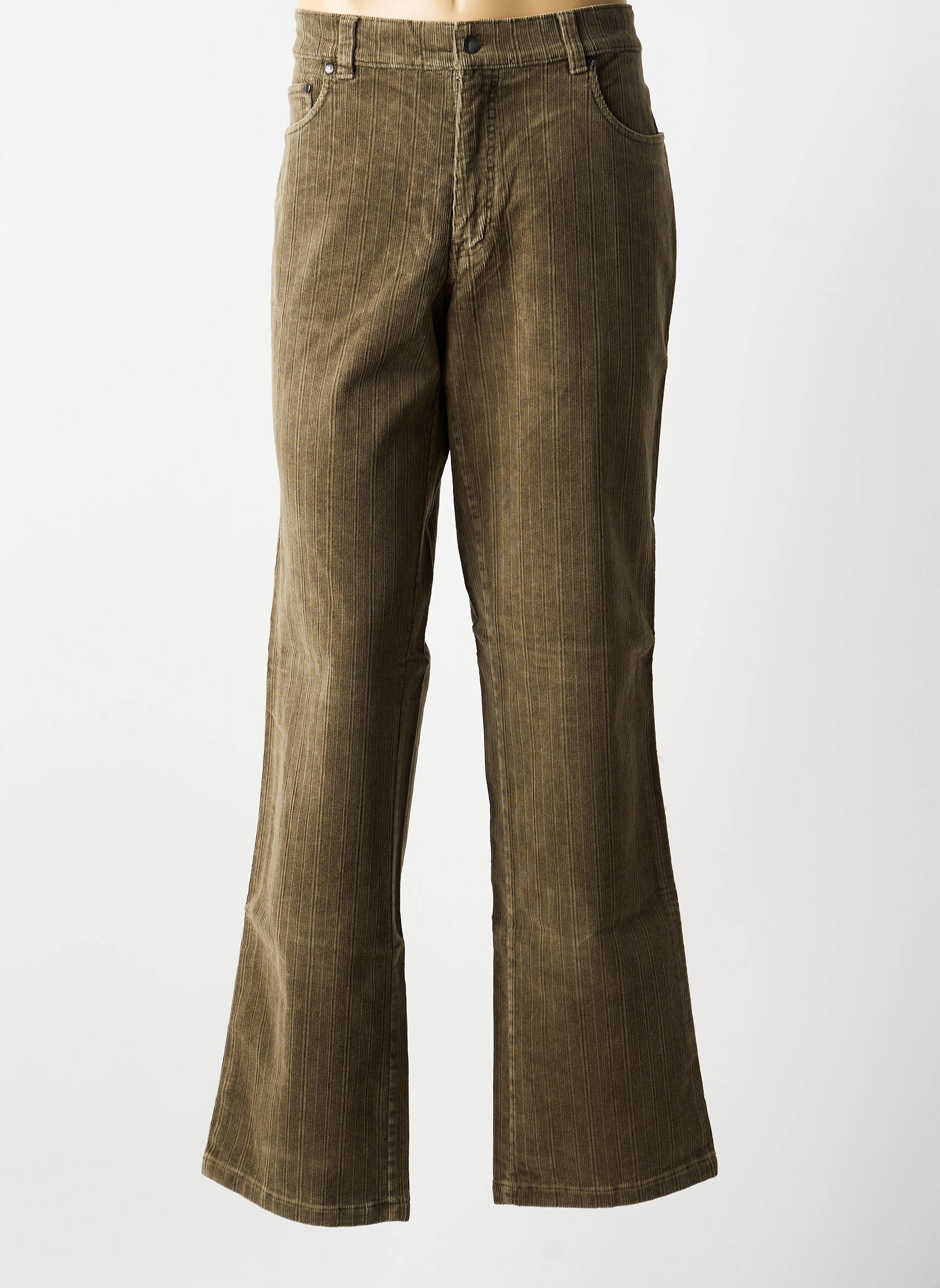 Pantalon drept elasticitate mărime normală maro CAFONE bărbat