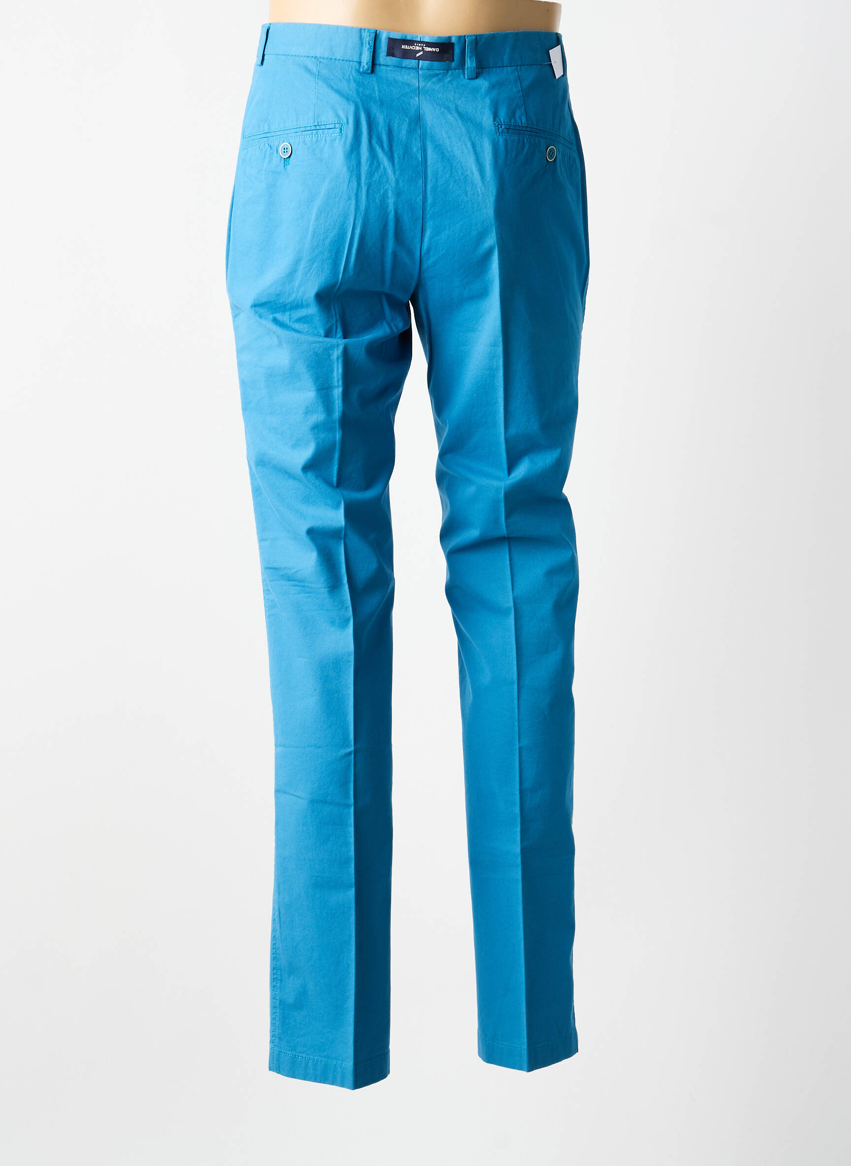 Pantalon slim elasticitate mărime normală albastru DANIEL HECHTER bărbat