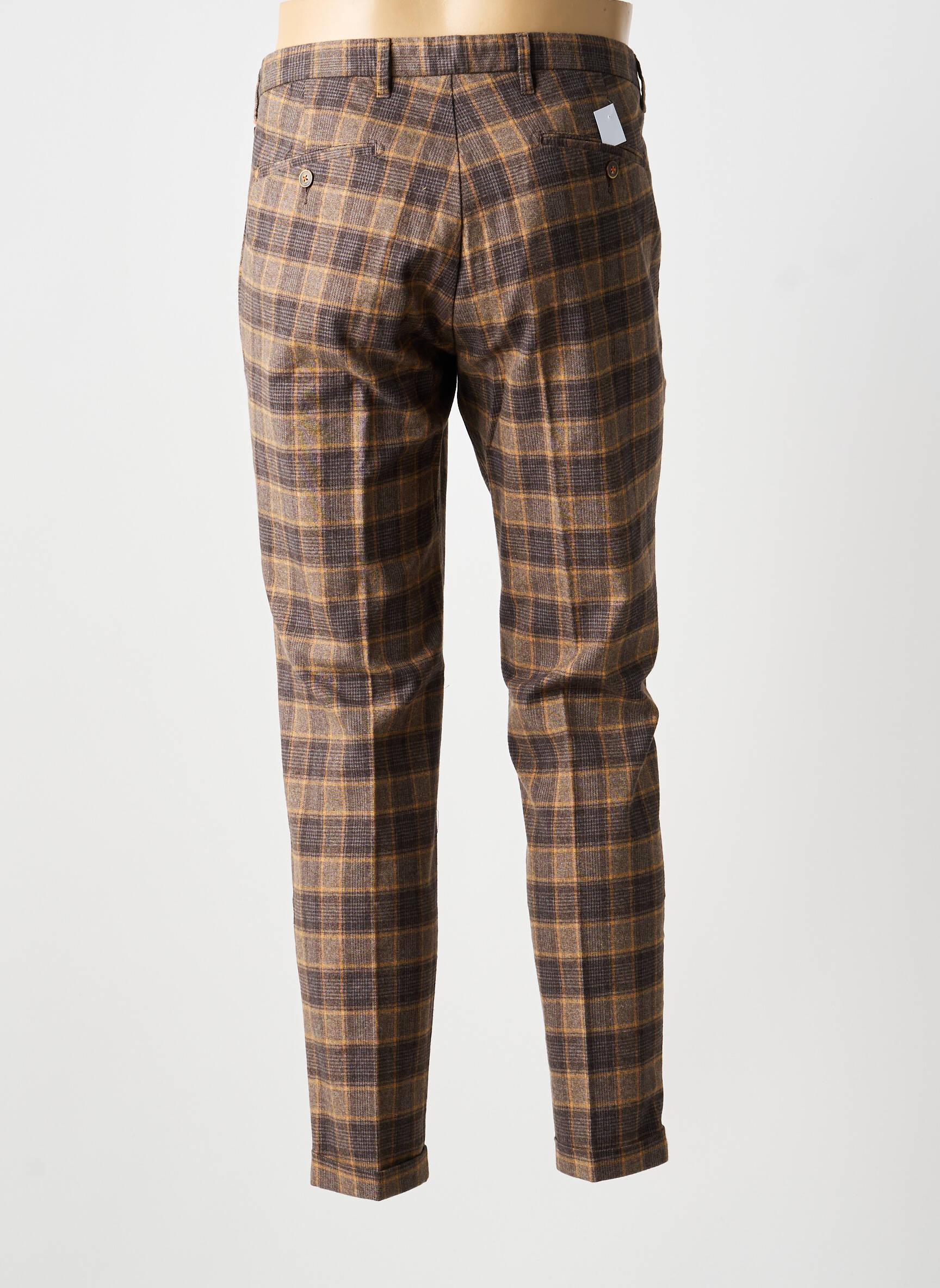 Pantalon chino buzunare mărime normală gri AT.P.CO bărbat