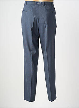 Pantalon slim talie cu cleme talie joasă albastru DIGEL bărbat