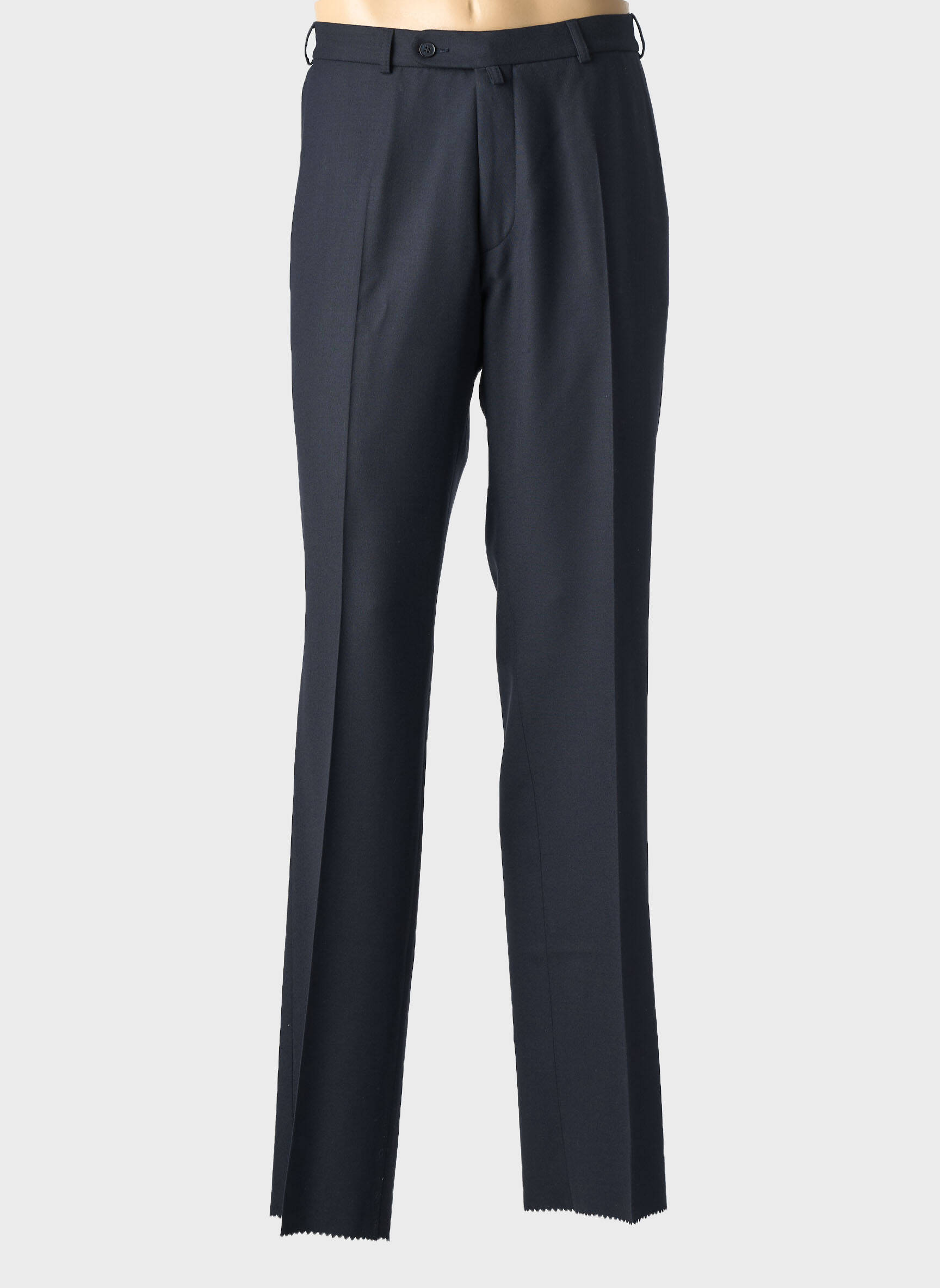 Pantalon drept talie cu cleme mărime normală albastru DIGEL bărbat