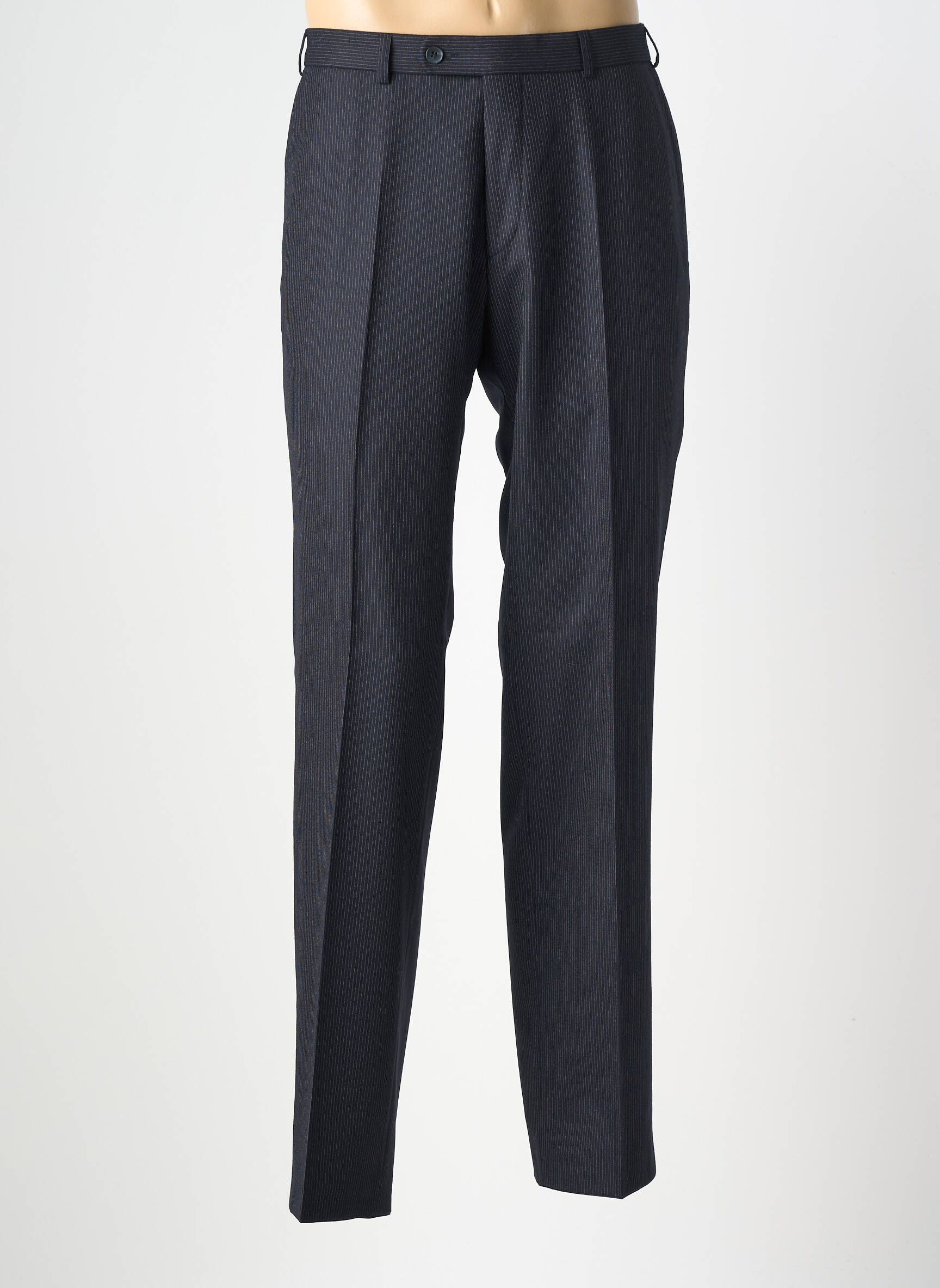 Pantalon drept talie cu cleme mărime normală negru DIGEL bărbat