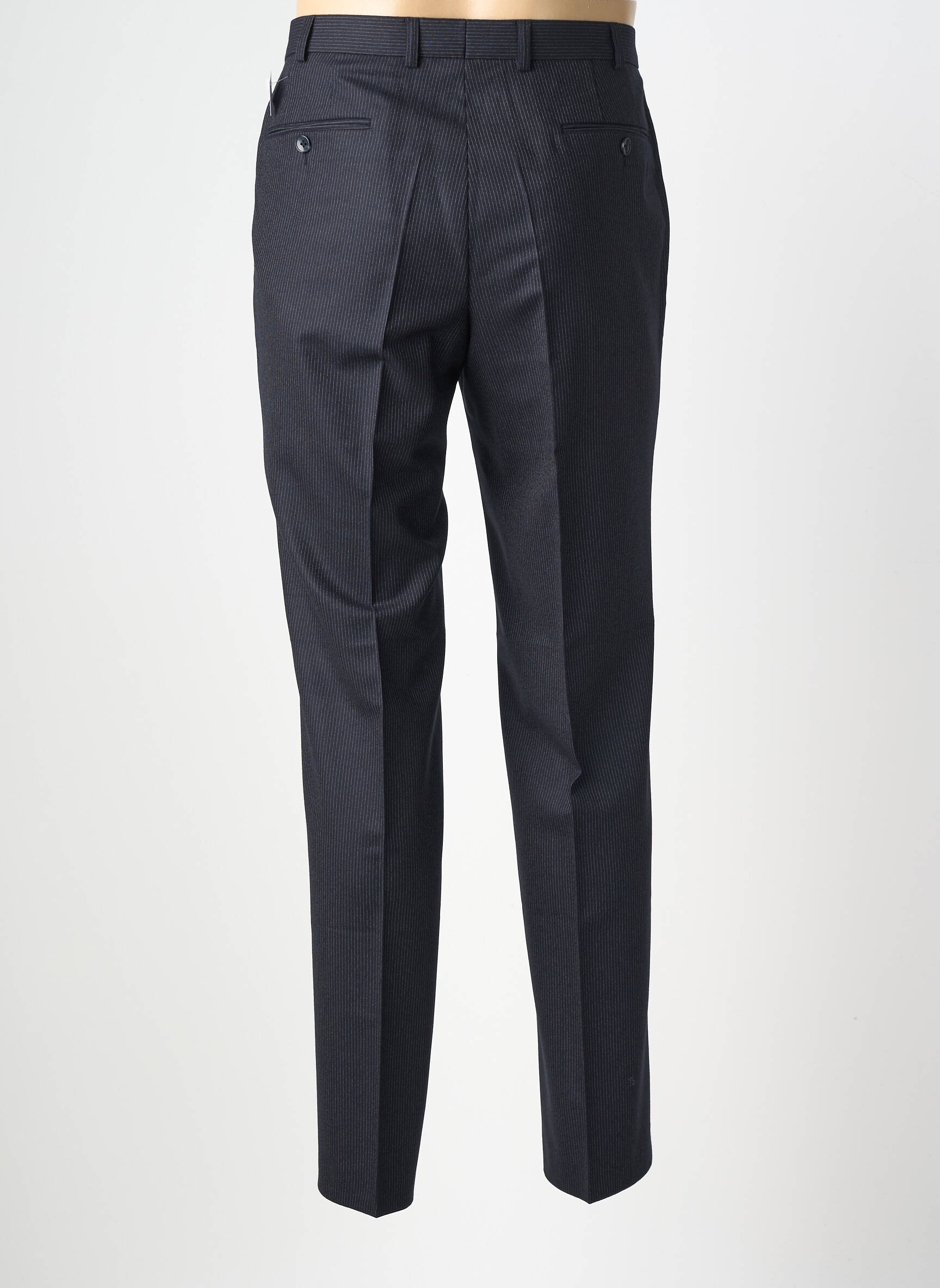 Pantalon drept talie cu cleme mărime normală negru DIGEL bărbat