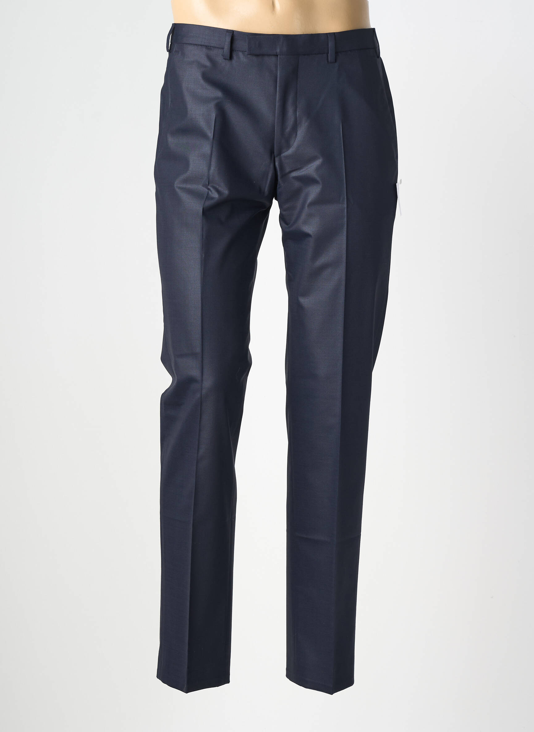 Pantalon slim talie cu cleme mărime normală albastru DIGEL bărbat