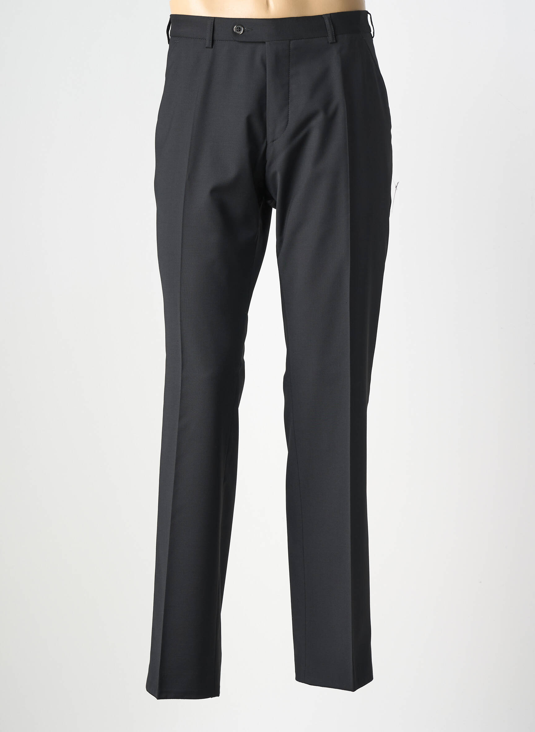 Pantalon drept talie cu cleme mărime normală maro DIGEL bărbat