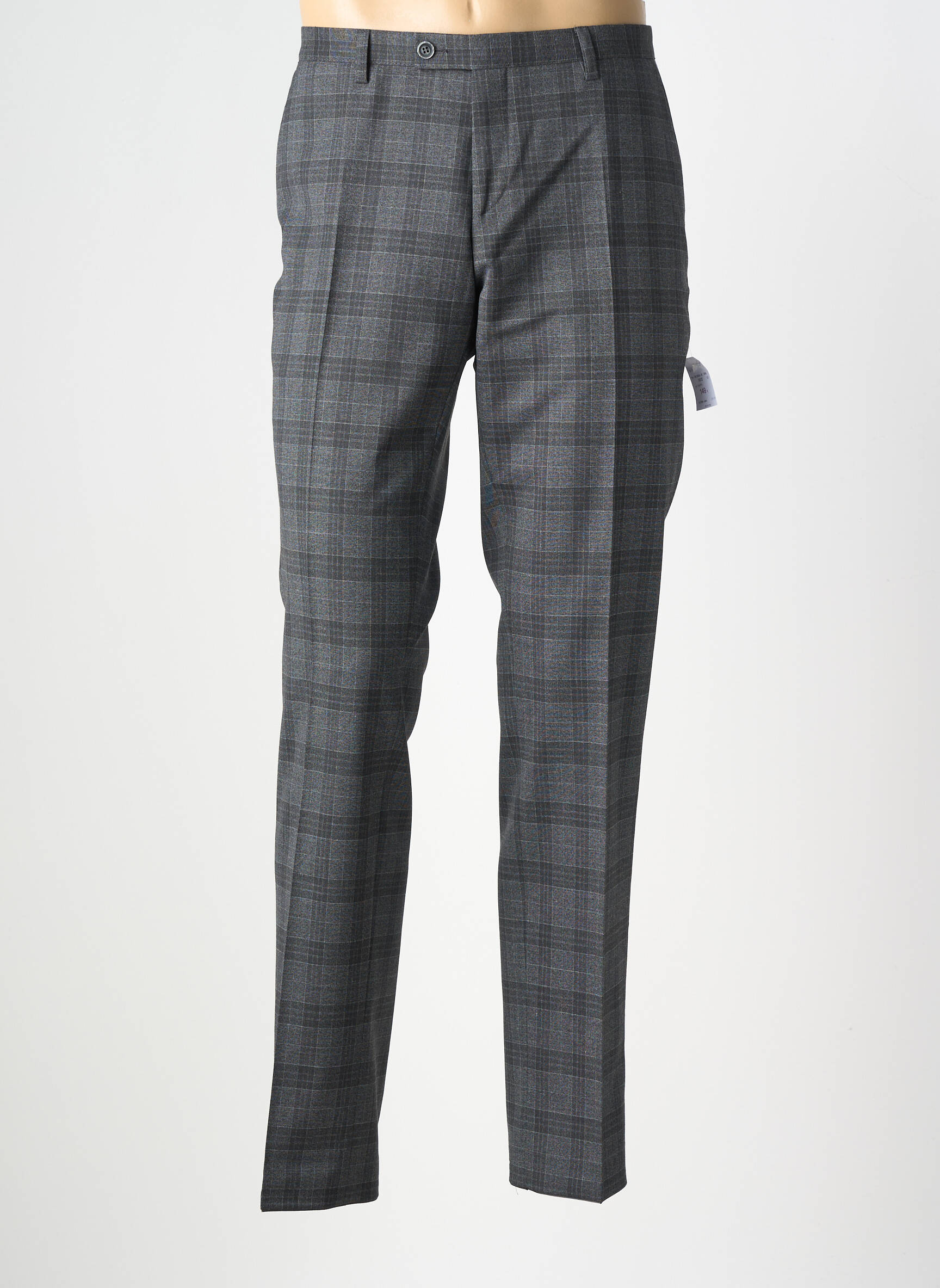 Pantalon slim țesătură melanj mărime normală gri DIGEL bărbat