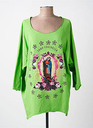 Tricou mâneci 3/4 mâneci 3/4 verde B2B BY SANDCO femeie