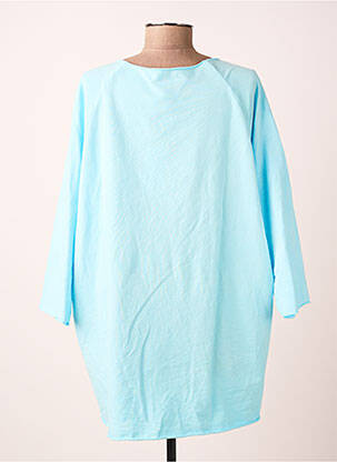 Tricou mâneci 3/4 mâneci 3/4 albastru B2B BY SANDCO femeie