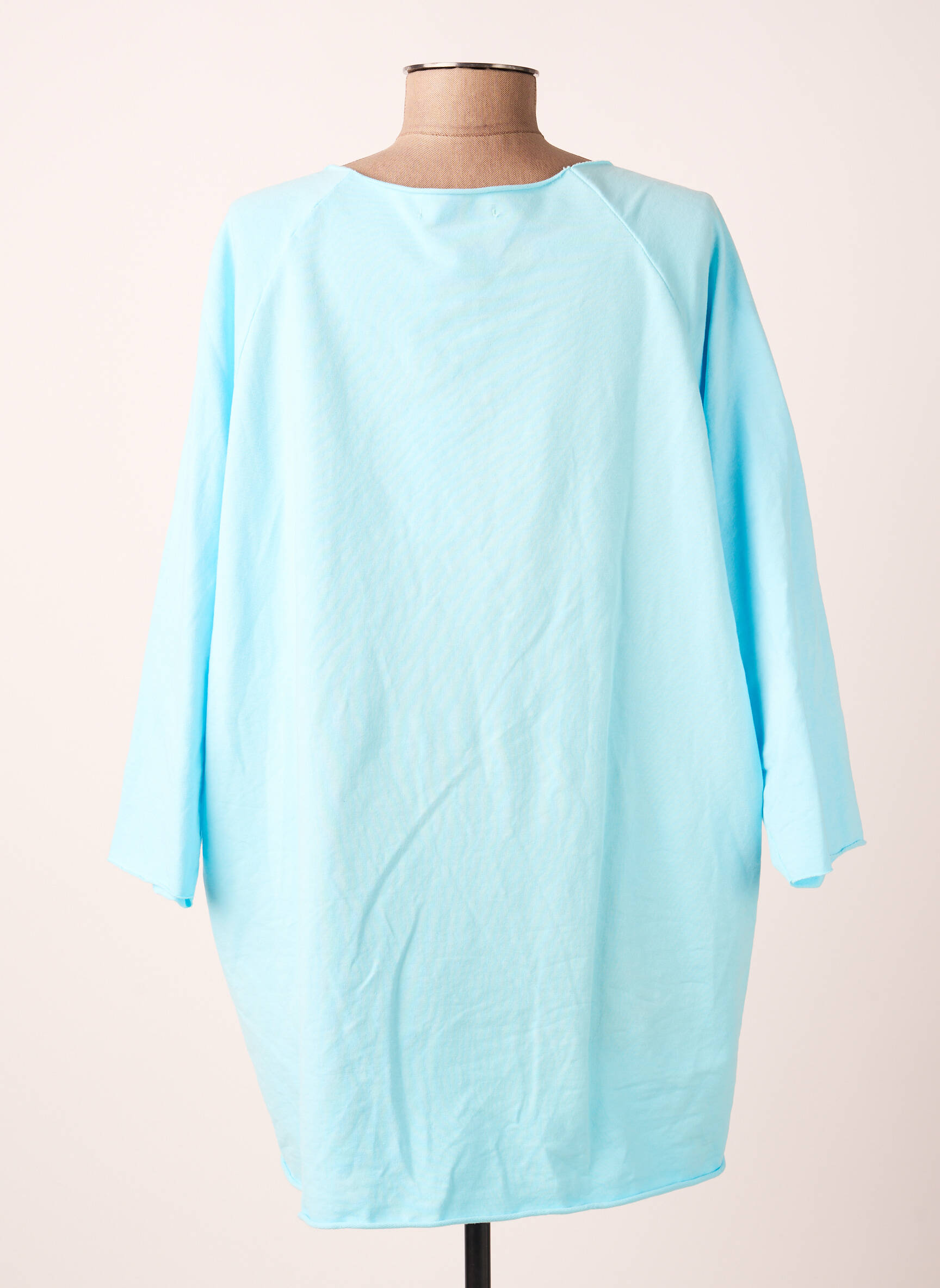 Tricou mâneci 3/4 mâneci 3/4 albastru B2B BY SANDCO femeie