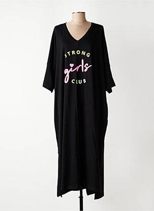 Rochie lungă mâneci lungi mâneci lungi negru E&F femeie
